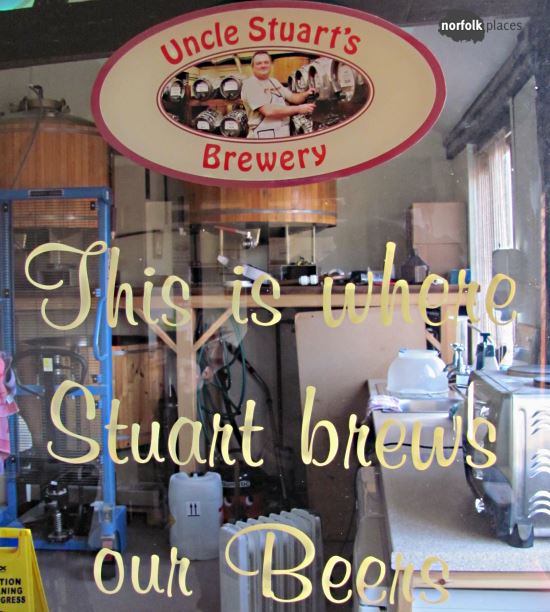 Uncle Stuart's Brewery - the door!