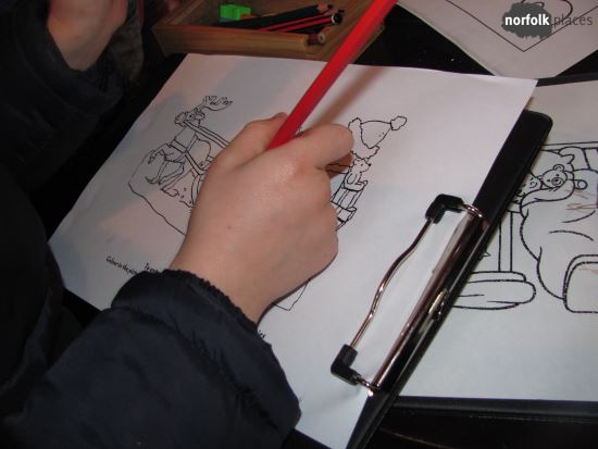 Santa Cruise - kids drawing