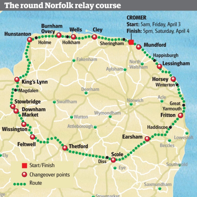 Friends epic run around Norfolk in memory of Freya