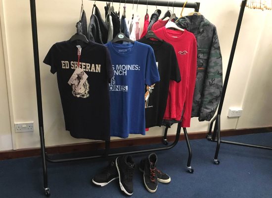 Ed Sheeran clothing auction raises over £7,200 for EACH