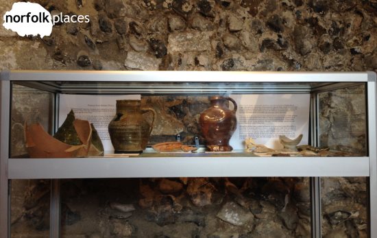 Archaeology findings at Binham Priory 