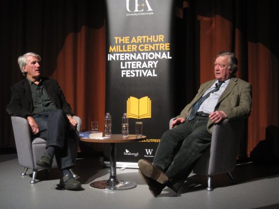 Kenneth Clarke talking to Professor Christopher Bigsby @ UEA Literary Festival