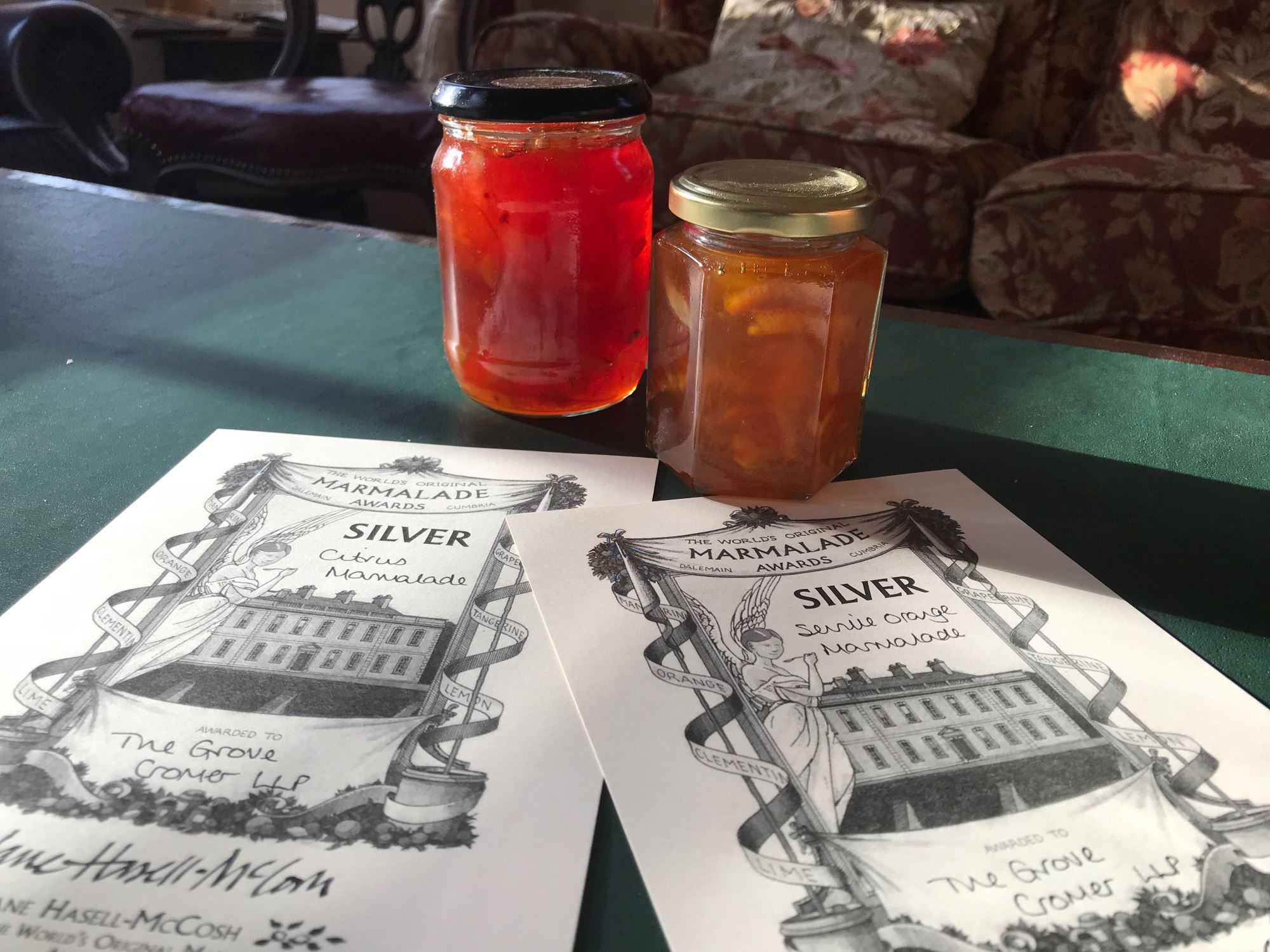 Menu and Marmalade – The latest from The Grove Cromer